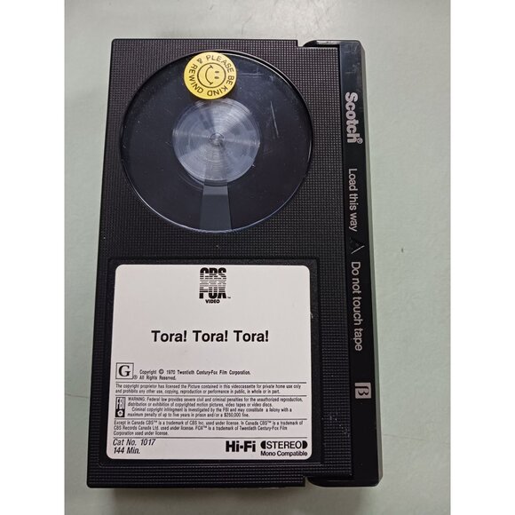 Tora! Tora! Tora! Beta Tape ©1970 Vintage - Picture 6 of 6